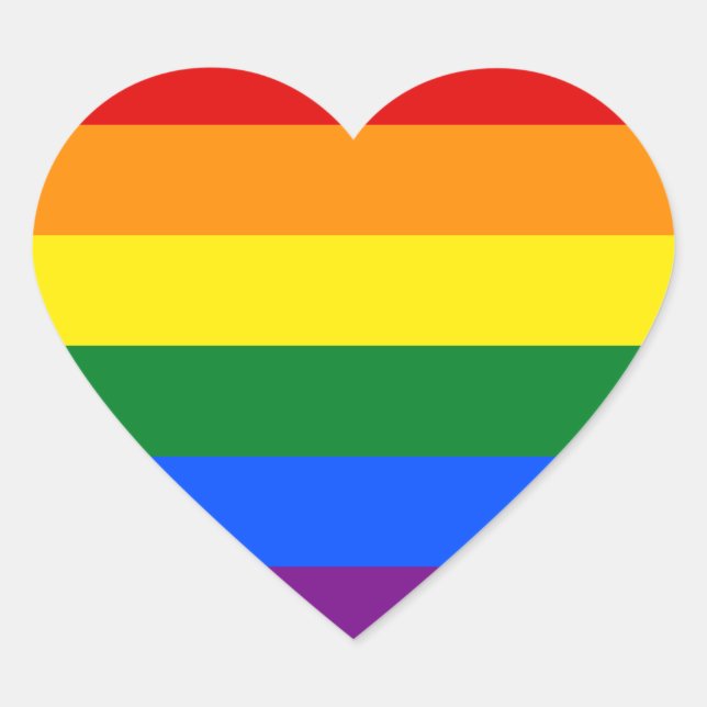 RAINBOW GAY PRIDE FLAG | STICKER (Front)