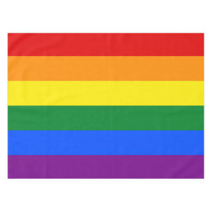 Rainbow Gay Pride Flag Tablecloth