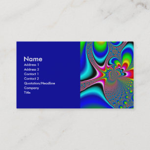 Rainbow Generator - Fractal Business Card