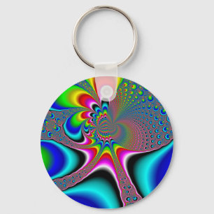 Rainbow Generator - Fractal Key Ring