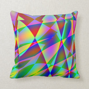 Rainbow Geo American MoJo Pillow