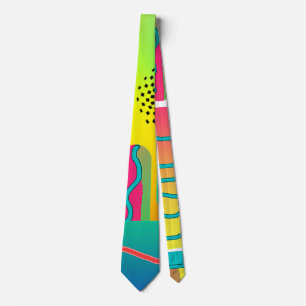 Rainbow Geo Bold Tie