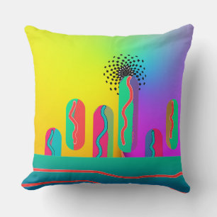 Rainbow Geo Spectacular Print Cushion