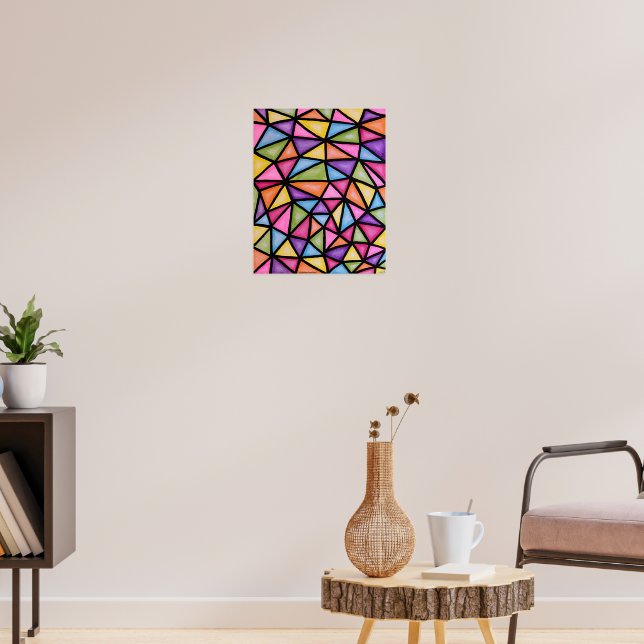 Rainbow Geometric - Print (Living Room 3)