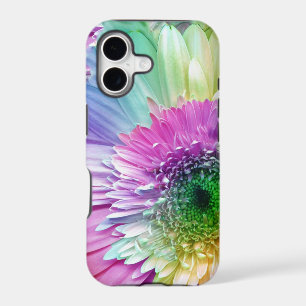 Rainbow Gerbera Daisy iPhone case