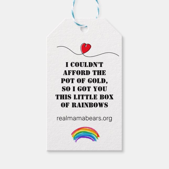 Rainbow Gift Tag (Front)