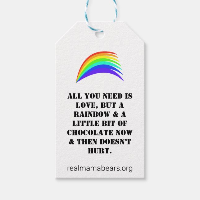 Rainbow Gift Tag (Front)
