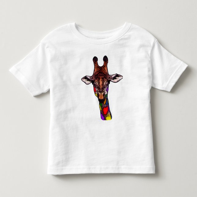 Rainbow Giraffe T-Shirt (Front)
