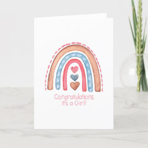 Rainbow Girl Card