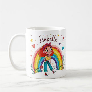 Rainbow Girl Isabelle Coffee Mug