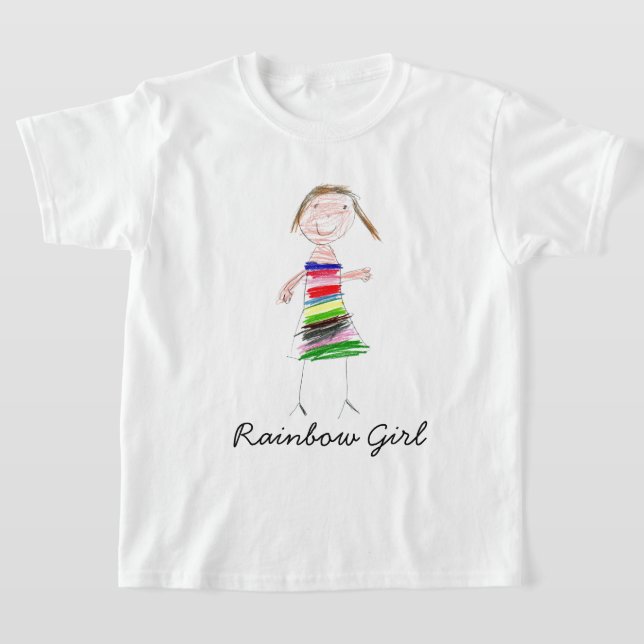 Rainbow Girl T-Shirt (Laydown)
