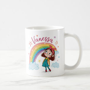 Rainbow Girl Vanessa 1 Coffee Mug