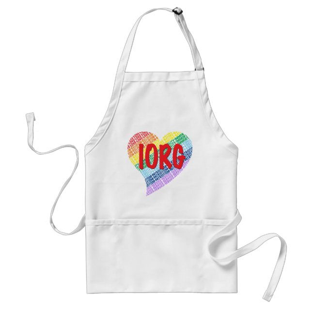 Rainbow Girls apron (Front)