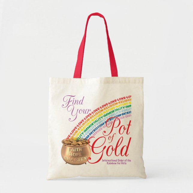 Rainbow Girls tote bag (Front)