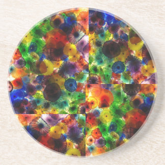 "Rainbow Glass" photo coasters