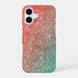 Rainbow Glitter iPhone 16 Case