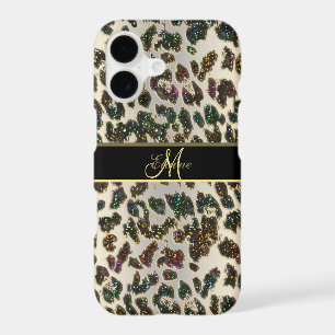 Rainbow Glitter Leopard iPhone 7 Plus Case