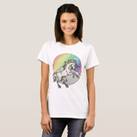 Rainbow Glitter Sparkle Horse Magical Unicorn