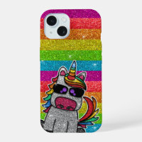 Rainbow Glitter Unicorn Sparkly Gold Sparkles LGBT
