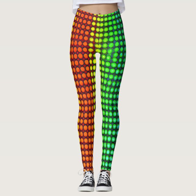 Rainbow Glittering Leggings (Front)