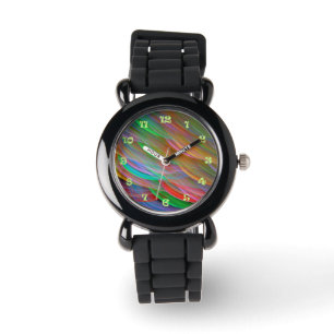 Rainbow glory abstract art watch
