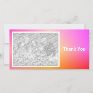 Rainbow Glow 01 Thank You Card