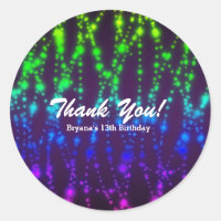 Rainbow Glow Neon Lights Sparkle Birthday Party