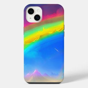 Rainbow Glow Sky iPhone 14 Plus Case
