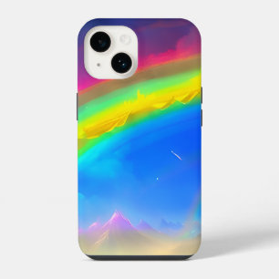 Rainbow Glow Sky iPhone 14 Case