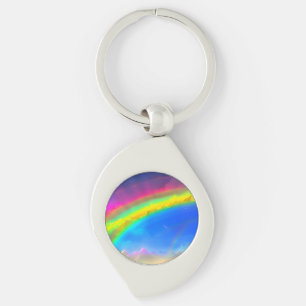 Rainbow Glow Sky Key Ring