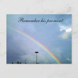 RAINBOW GODS  PROMISE postcard