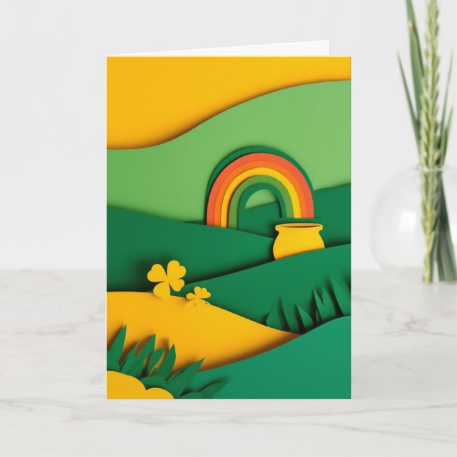 Rainbow Gold Pot Luck Card (Front)