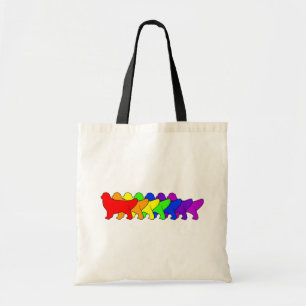 Rainbow Golden Tote Bag