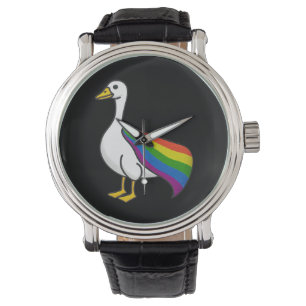Rainbow Goose LGBTQ Pride Gay Transgender LGBTQ+ Watch