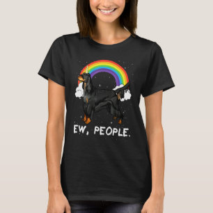 Rainbow Gordon Setter Ew People Unicorn Dog T-Shirt
