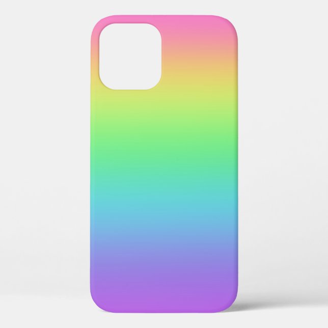 Rainbow Gradient Barely There Case-Mate iPhone Case (Back)