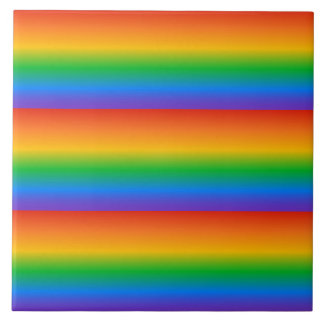 Rainbow gradient colors ceramic tile
