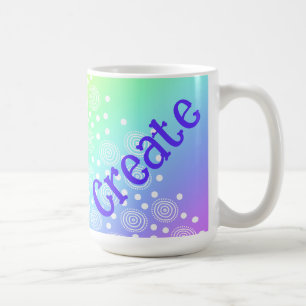 Rainbow Gradient Create Coffee Mug