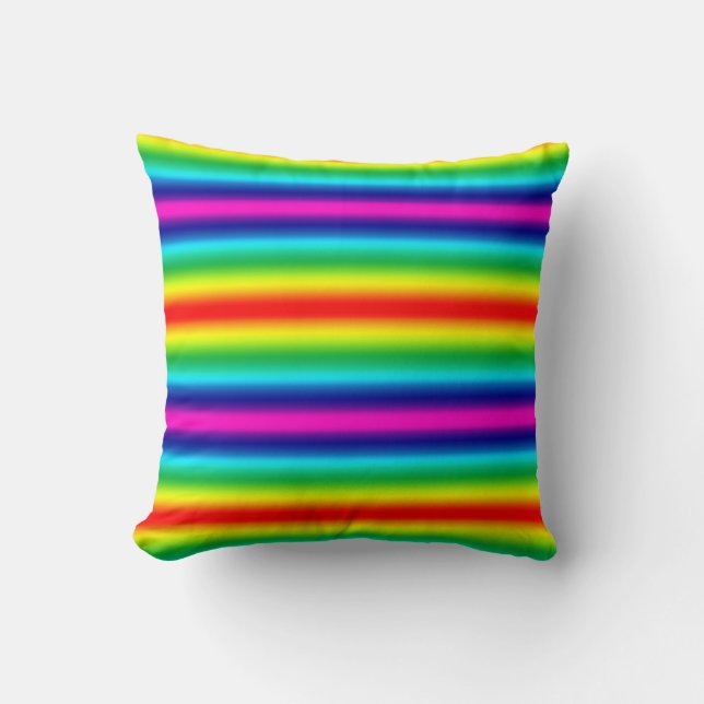 Rainbow gradient.  cushion (Front)