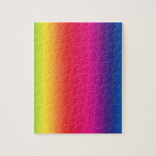 Rainbow Gradient Jigsaw Puzzle
