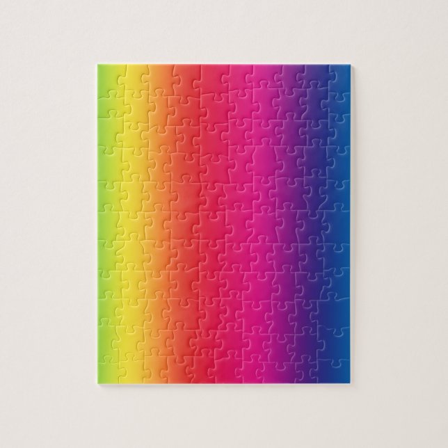 Rainbow Gradient Jigsaw Puzzle (Vertical)