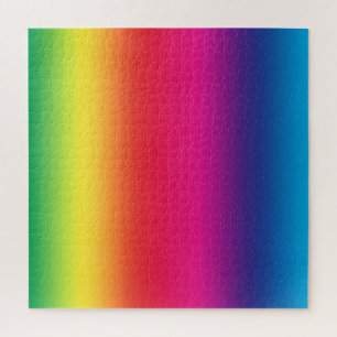 Rainbow Gradient Jigsaw Puzzle
