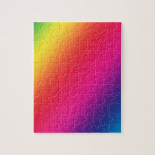 Rainbow Gradient Jigsaw Puzzle