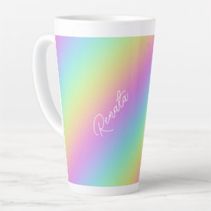 Rainbow Gradient  Latte Mug