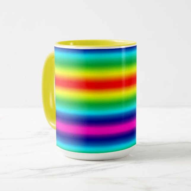 Rainbow gradient.  mug (Front Left)