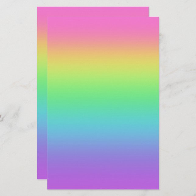 Rainbow Gradient Paper (Front/Back)