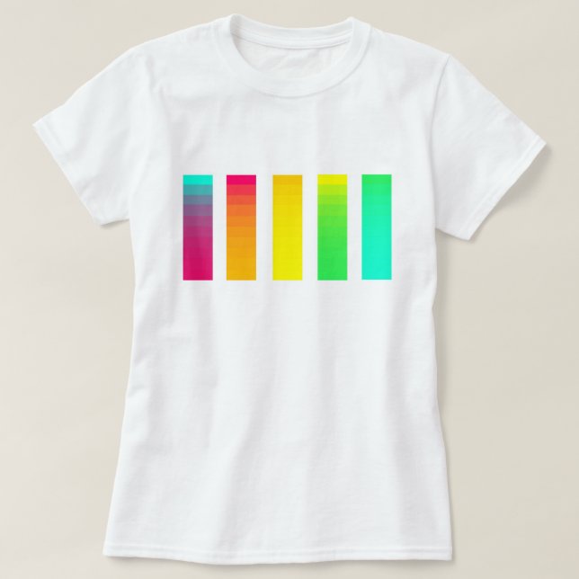 Rainbow Gradient T-shirt (Design Front)