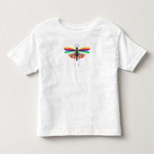 Rainbow Grasshopper Toddler T-Shirt