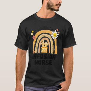 Rainbow Groovy Peace Infusion Nurse Vintage T-Shirt