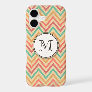 Rainbow Grunge Zigzag Chevrons